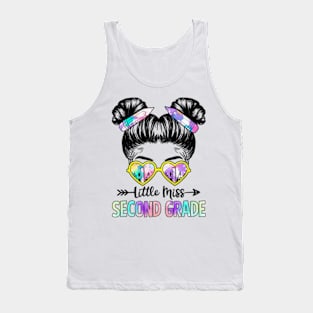 Little Miss Second Grade Girls Back To School Shirt Daughter Tank Top